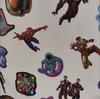 52Pcs Marvel Superhero Stickers, Captain America & Iron Man Waterproof Decals, DIY for Luggage, Phone, Tablet, Laptop, Water Bottle