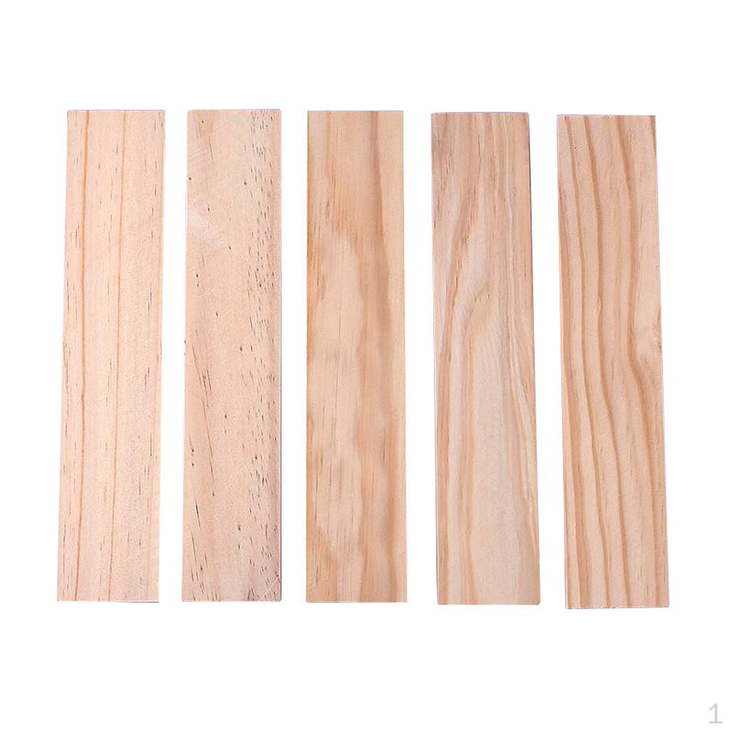 Holz-Quadratleisten Dübelstangen - Beutel mit 5 Stück Tolle Zubehörteile für Basteln, Holzbearbeitung, Modellbau