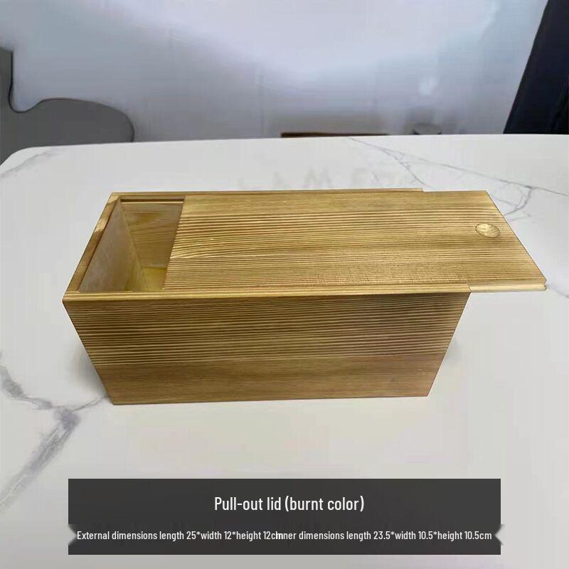 Rectangle Solid Wood Antique Storage Box for Tea and Gifts