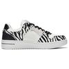 Li Ning Tianji Synthetic Leather Slip Resistant Abrasion Resistant Low Top Skateboard Shoes Men's White Black AGCT375-4