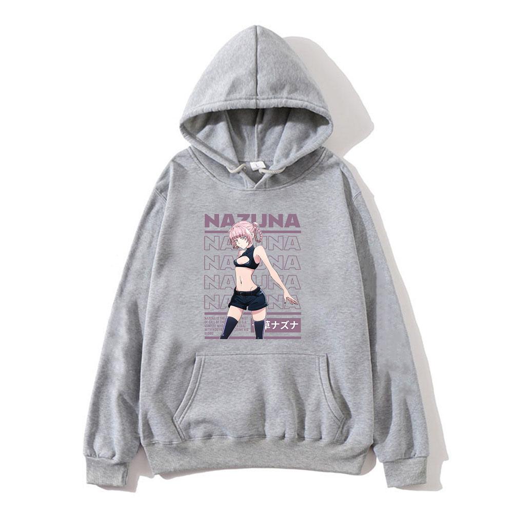 Anime Hoodies Call of The Night Yofukashi No Uta Print Unisex Women Fashion Oversized Sweatshirts Hoodie Harajuku Pullover Clothing