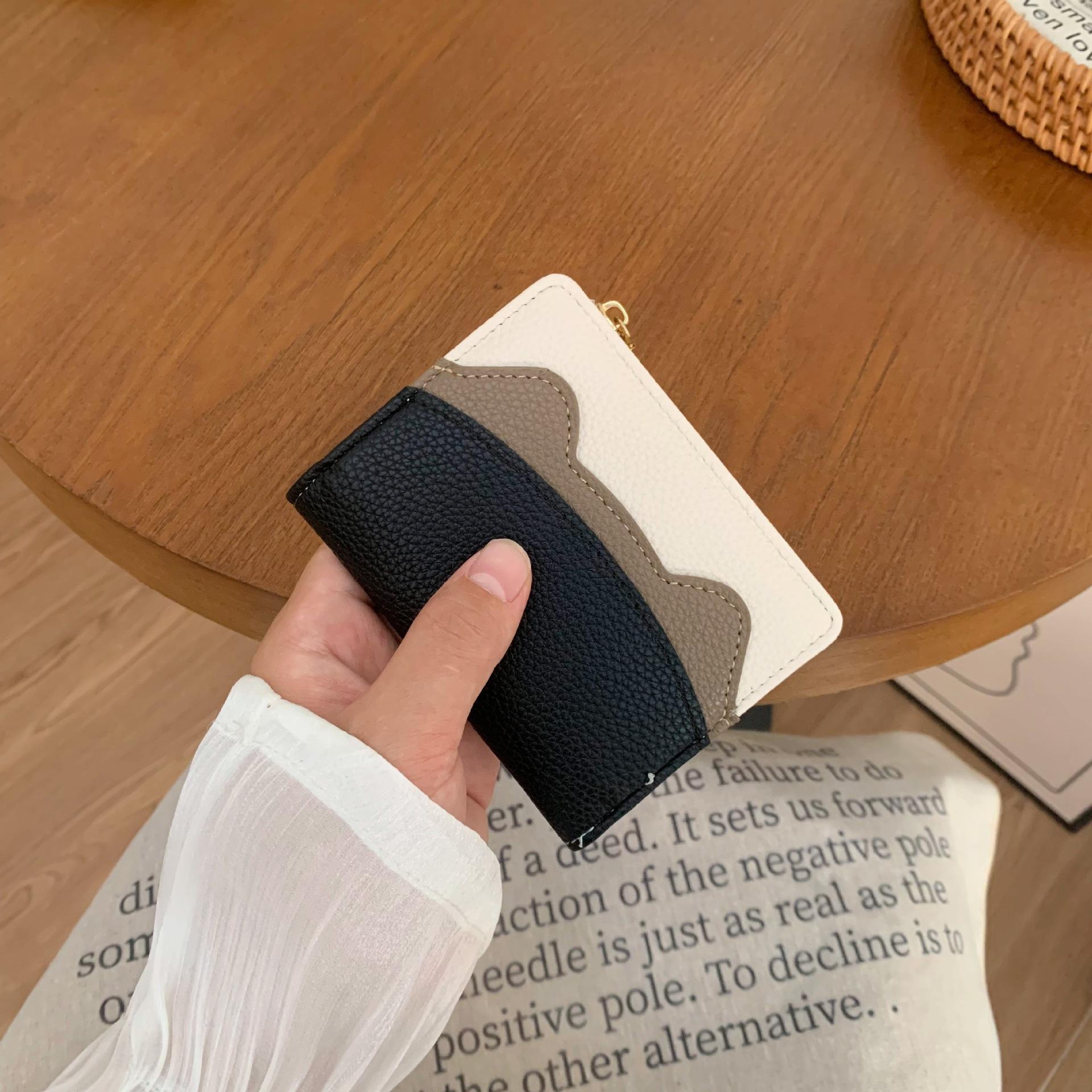 

Новый японский тонкий женский кошелек женский многокарточный однотонный рекомендуемый кошелек для мелочи визитница