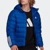 Adidas Logo Print Classic Three Detail Cotton Jacket Men Jacket Blue GT1675