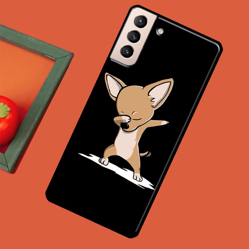 Love Chihuahua Dog Mom Puppy Soft Case For Samsung Galaxy S23 S22 S21 Ultra Note 20 Note 10 S8 S9 S10 Plus S20 FE Cover