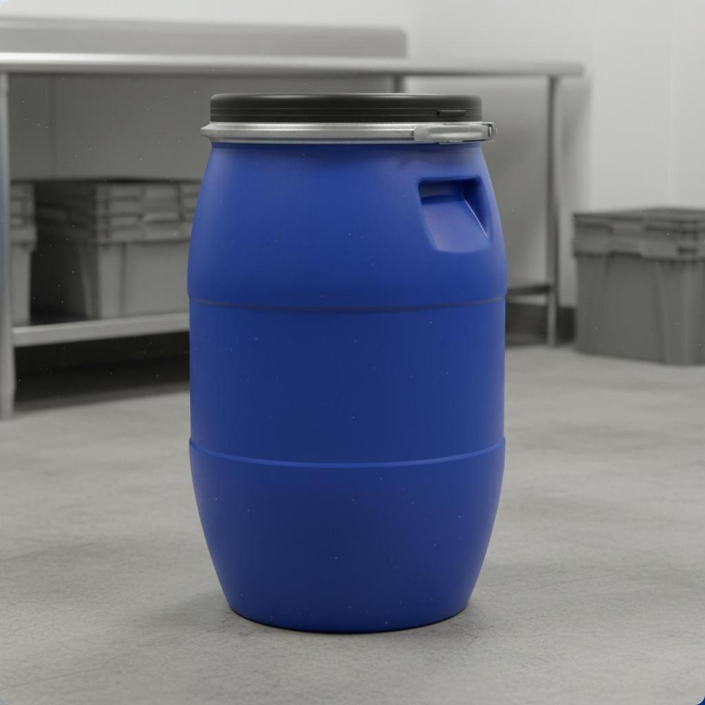 Plastic Fermentation Barrel Spill-Resistant 50L HDPE Sturdy Duty
