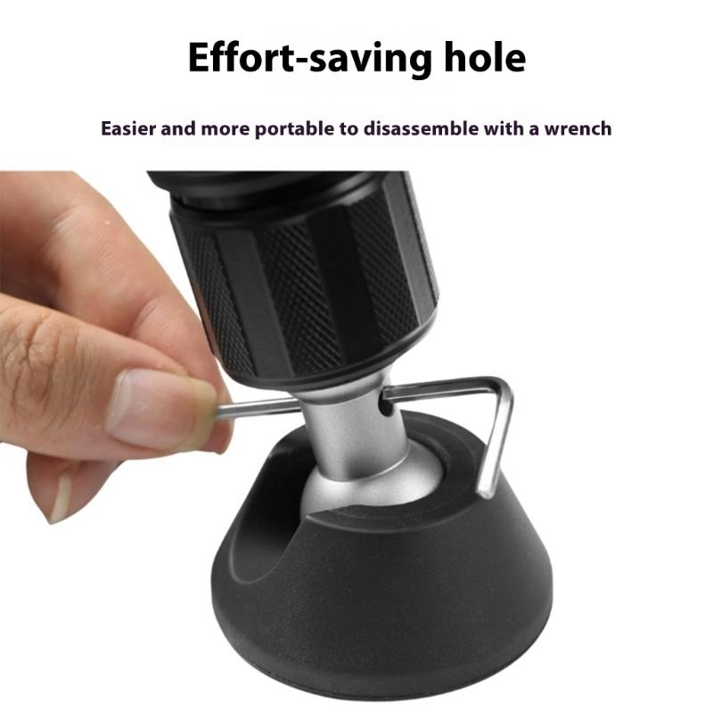 Anti Slip 3/8 Thread Camera Tripod Feet Adjustable Angle Aluminum Silicone Base For Stable DSLR Support