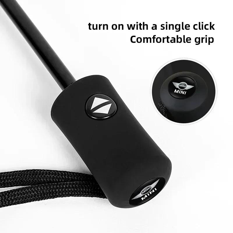 -Ombrello Pieghevole Automatico per Auto Parasole Portatile Per BMW MINI WORKS One Cooper S JCW R60 R59 R58 R57 R56 R55 R53 R52 R50 F55 F5