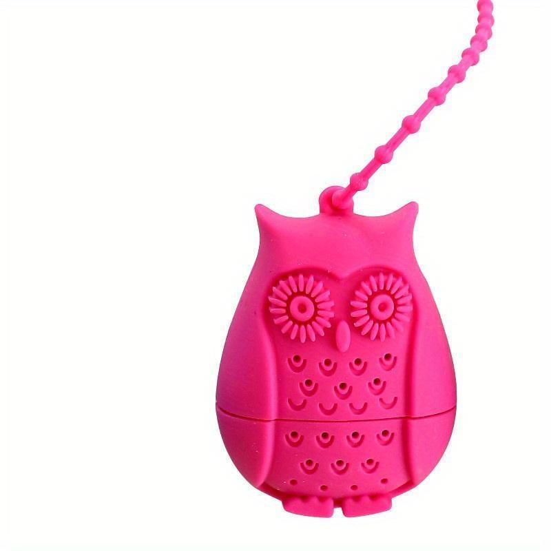 2pcs Owl Tea Bags, Silicone Tea Bags, Small Tea Brewer, Durable Tea Drainer for Home, Restaurant Use