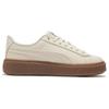 Puma Basket Platform Canvas Fashion Casual Low Top Sneakers Women Sneakers Beige 399251-02