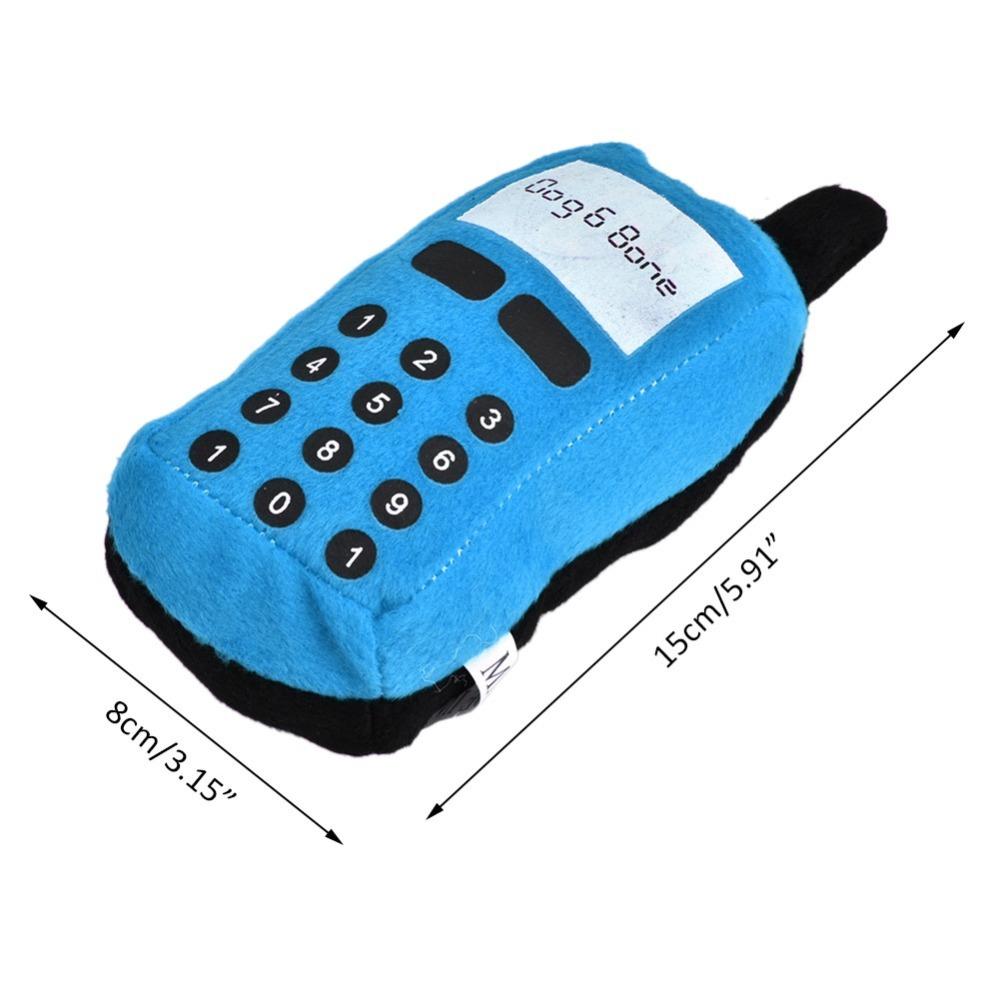Squeaky Built-in Squeaky Pet Toy Soft Plush Dog Interactive Toy Pet Play Toy Interactive Game синий