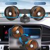 Car Fan with Large Suction Cup Low Noise Strong Wind