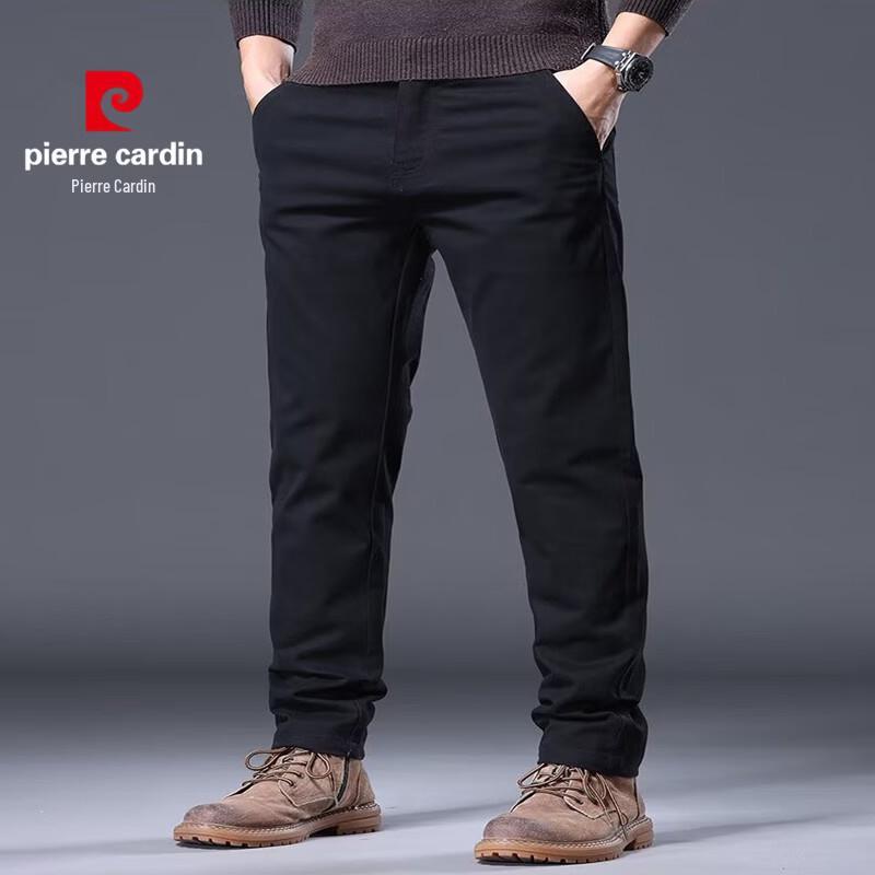 Pierre Cardin Men's Straight Fit Elastic Versatile Casual Pants