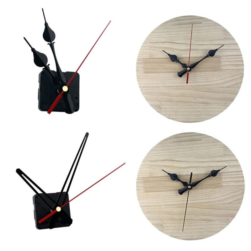 Reliable Quartzs Clock Mechanism Movement Replacement Set Includes Hands And Hardware Part For Easily Home Decoration