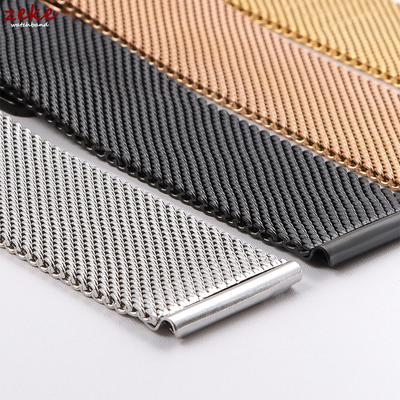 0.6MM Mesh Watch Strap for Seiko for DW Steel Milanese Loop Bracelet 18mm 20mm 22mm Universal WatchBand for Samsung Huawei Watch