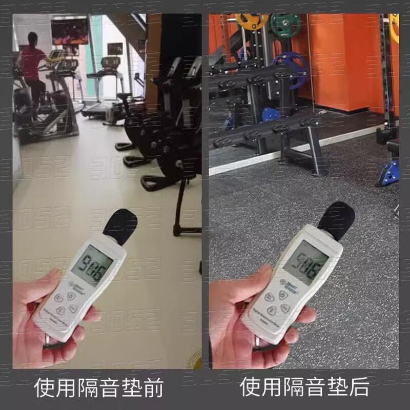 Heavy-Duty Rubber Gym Flooring Tiles  Interlocking Buckles