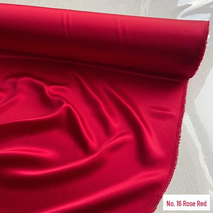 22 Momme Moerbeizijde Crêpe Satijn Stof voor Cheongsam, Beddengoed, Pyjama's en Haarelastiekjes.