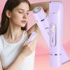 Women's Electric Epilator And Trimmer 2-in-1 Dual Head Bikini Area Shaver for Smooth Intimate Skin Hair Removal