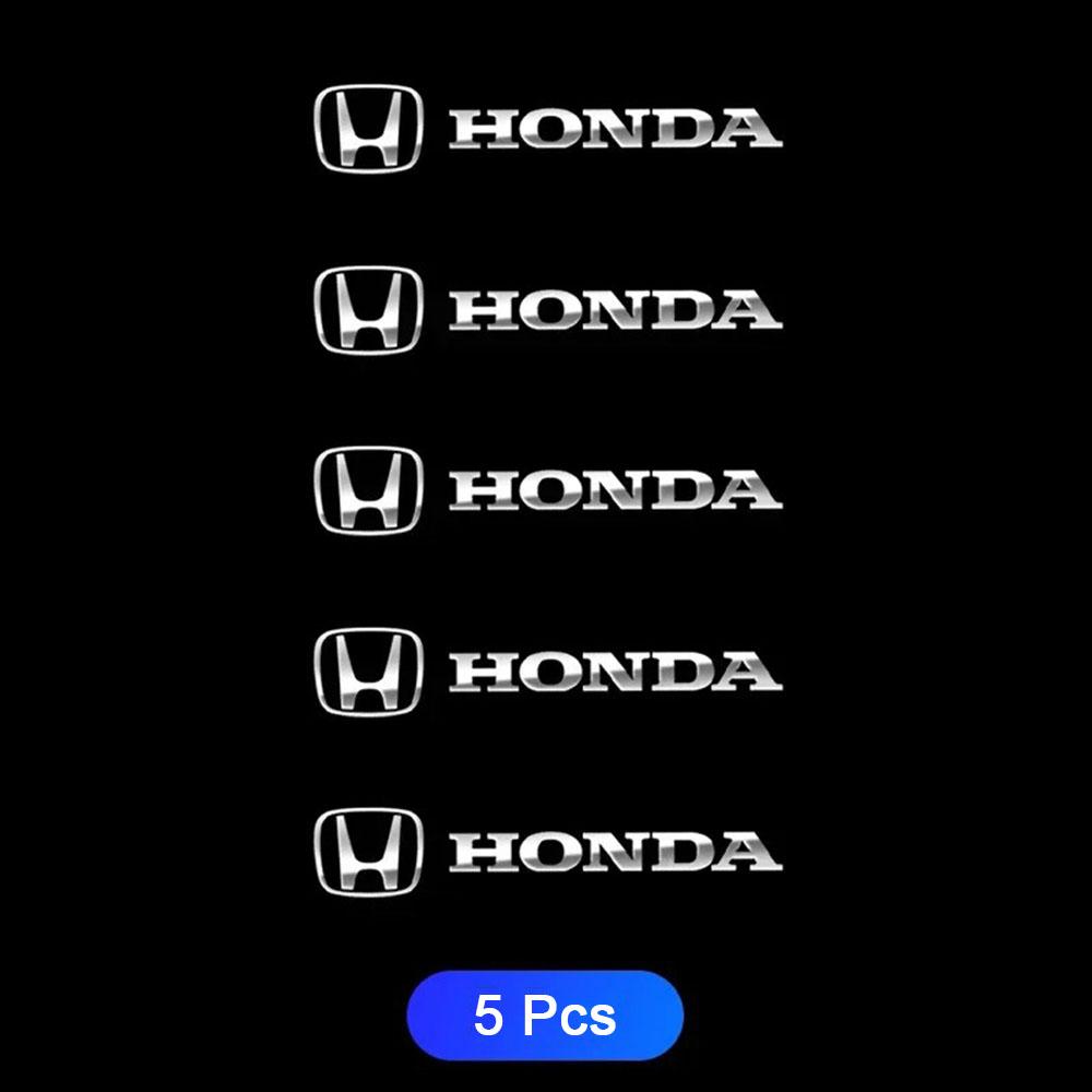 Honda Car Logo Stickers, 3D Metallic Texture Emblem Badge for Steering Wheel Dashboard Door Handle, for All Honda Models