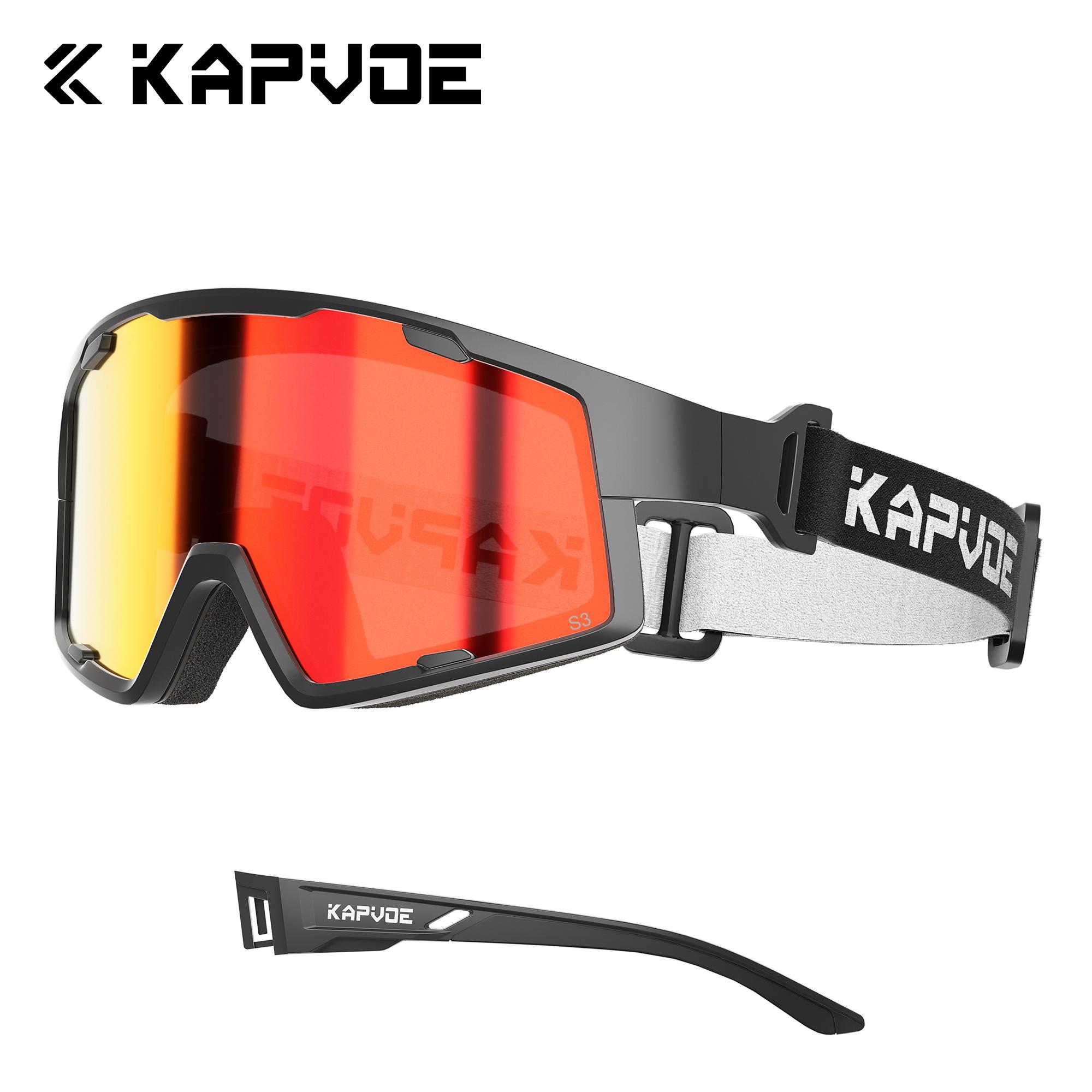 

Kapvoe Newest Motorcycle Goggles For Men Motocross Sunglasses Safety Protective Snow Goggles Glasses Replacement Temples Legs