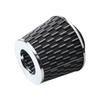 Universeller modifizierter Hochstrom-Luftfilter für Autos, Pilzkopf-Luftfilter 76mm, Universeller Pilzkopf-Luftfilter