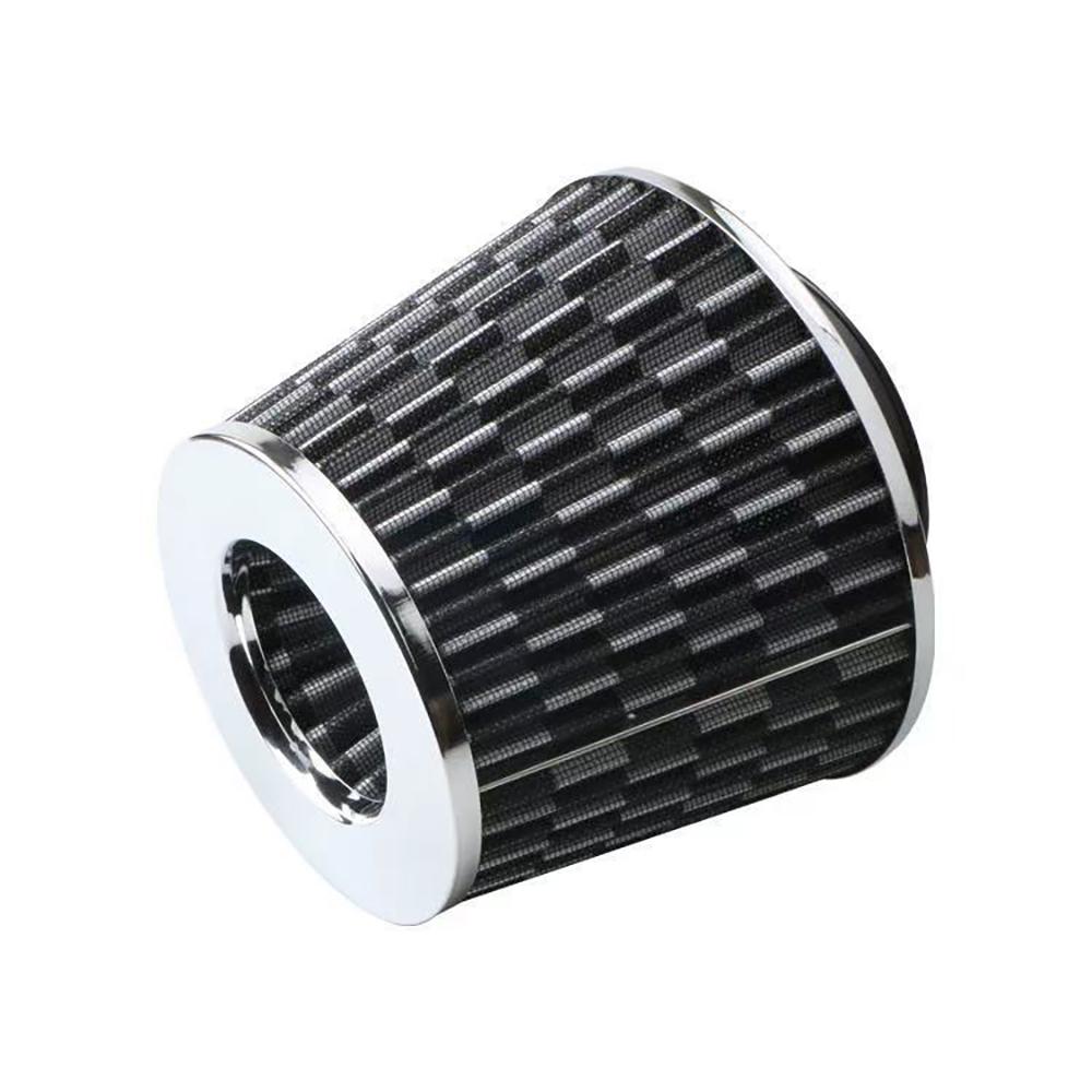 Universeller modifizierter Hochstrom-Luftfilter für Autos, Pilzkopf-Luftfilter 76mm, Universeller Pilzkopf-Luftfilter