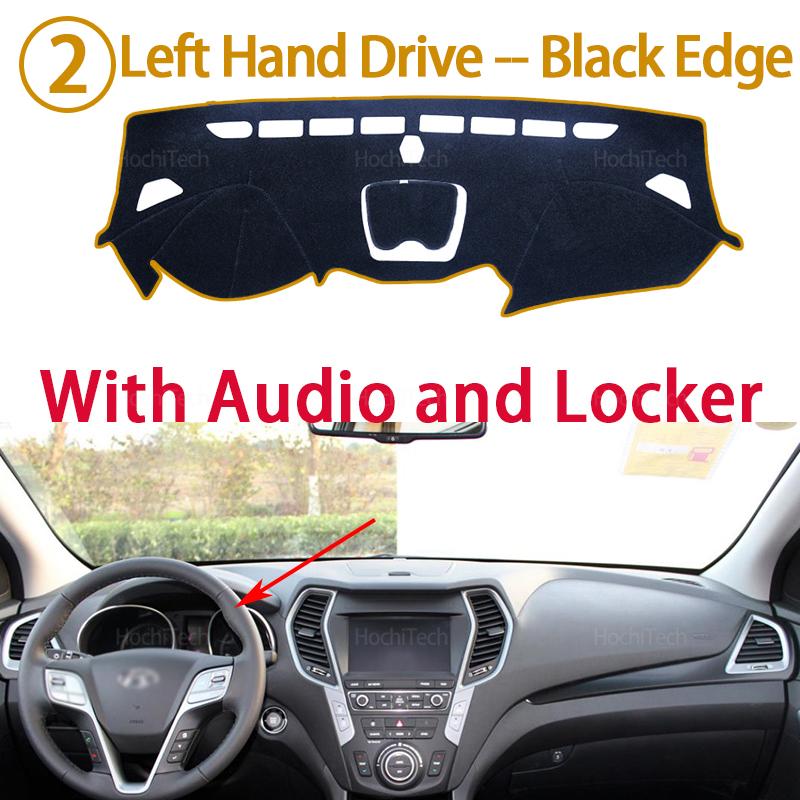 For Hyundai Santa Fe 2013-2018 DM IX45 High Quality Dashboard Mat Dashmat Cover Pad Sunshade Carpet Accessories