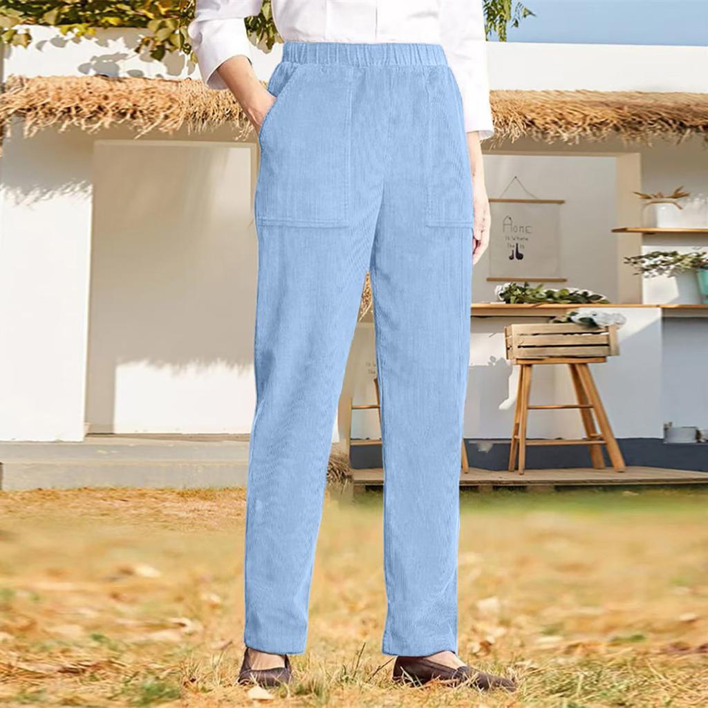 Women's Straight Leg Casual Pants In Multiple Colors