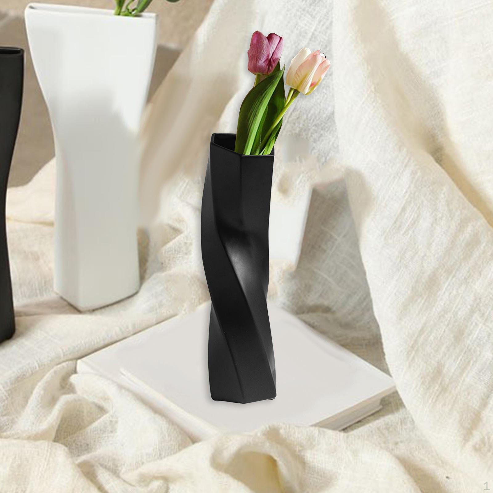 

Керамическая ваза для цветов Креативная композиция из горшков для праздничного настольного дома чёрный