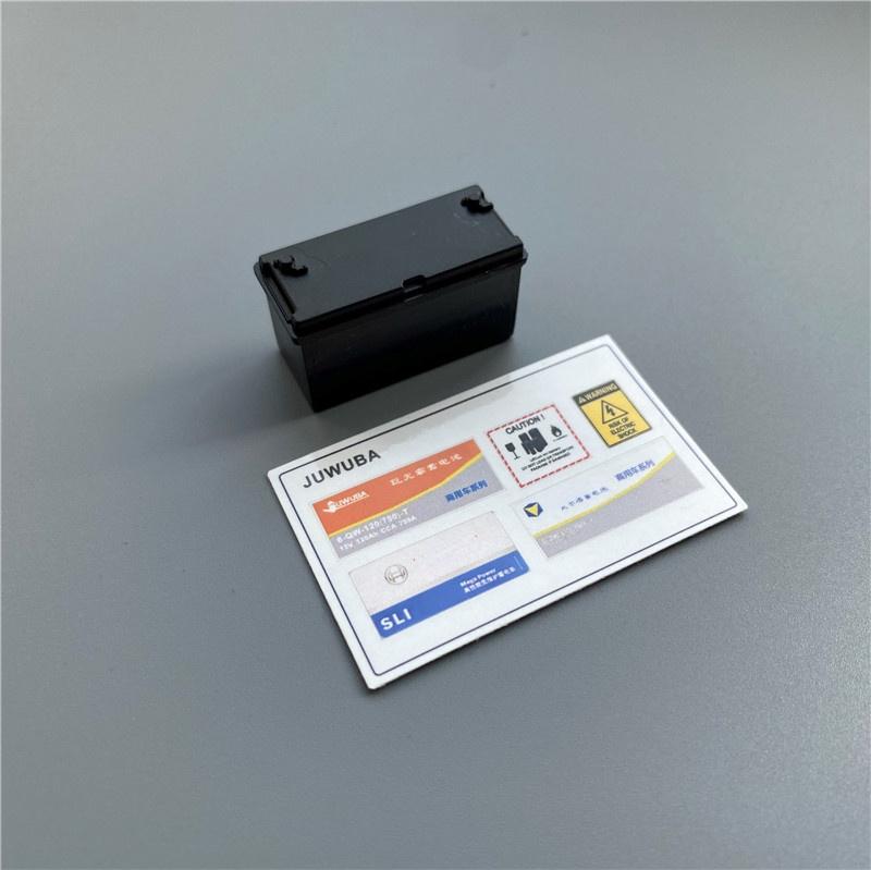 

Мініатюрна модель акумуляторного блоку для радіокерованої вантажівки Tamiya масштабу 1/14 1pcs