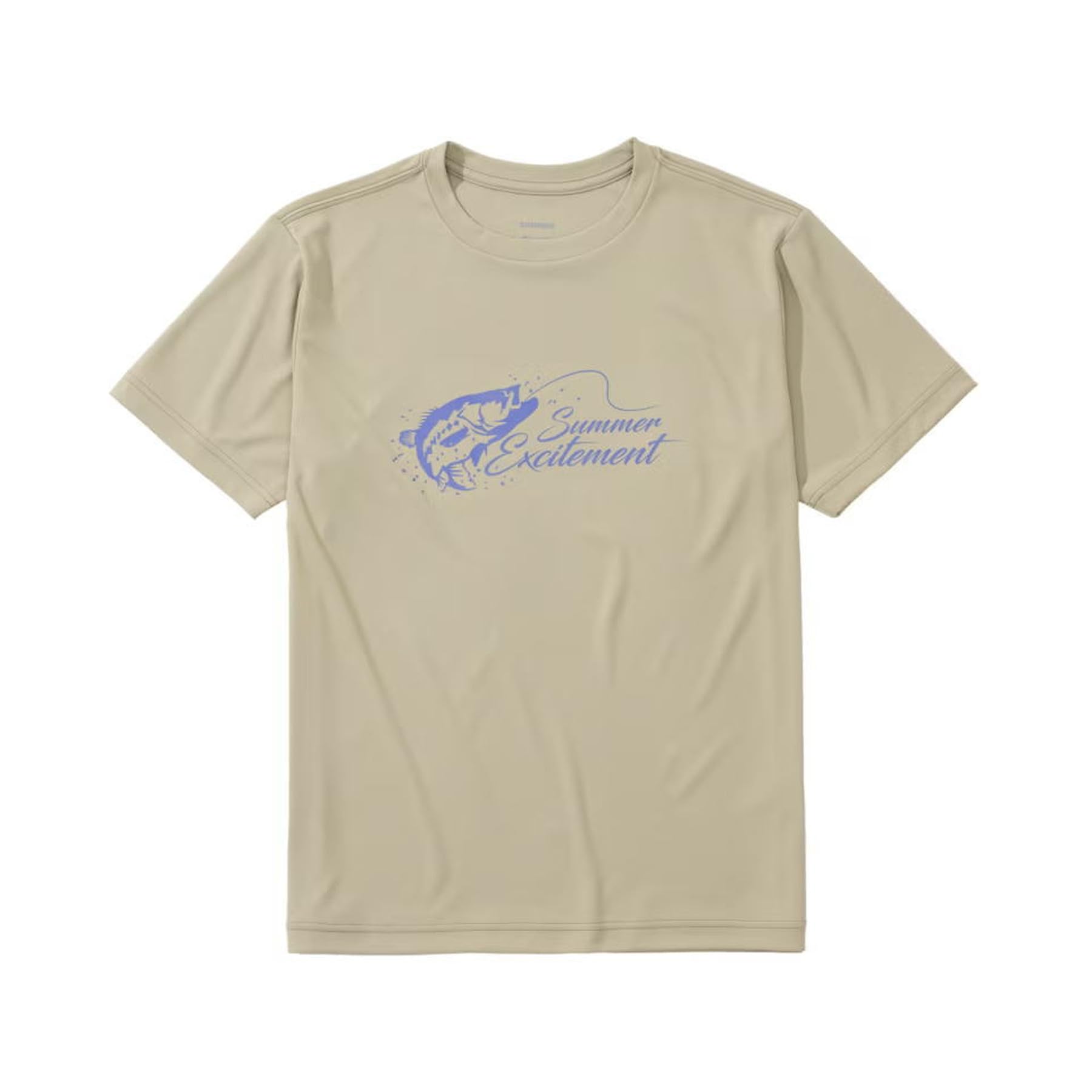 

Shimano Sun Protection Short Moss M T-Shirt, Sleeve, SH-061Y, Gray,