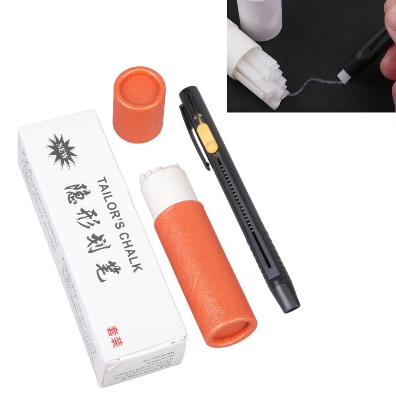 Invisible Tailors Chalk Pen Tip For Fabric Cutting Heat Erasable ABS Materials For Sewing Craft