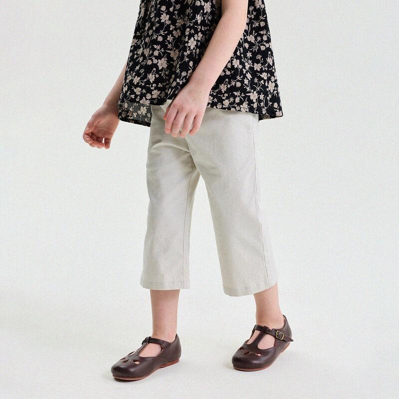 Yun er Ma Girl s Summer Korean Style Capri Casual Pants 130