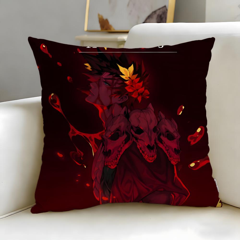 Popular Game Hades Cushion Cover Soft EasyWash Pillow Case Versatile for Couch Bed Travel and Office