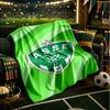 Asse Saint-etienne Crest Blanket Flannel Throw for Sofa, Indoor, Camping, Living Room, Office, Chair, And Bed Soft Birthday Gift
