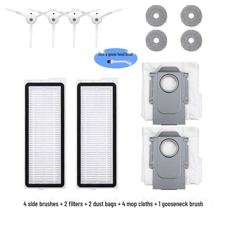P10 Pro Sweeping Robot Accessories: Main Brush, Side Brush, Filter, Dust Bag for Qrevo MaxV/Pro