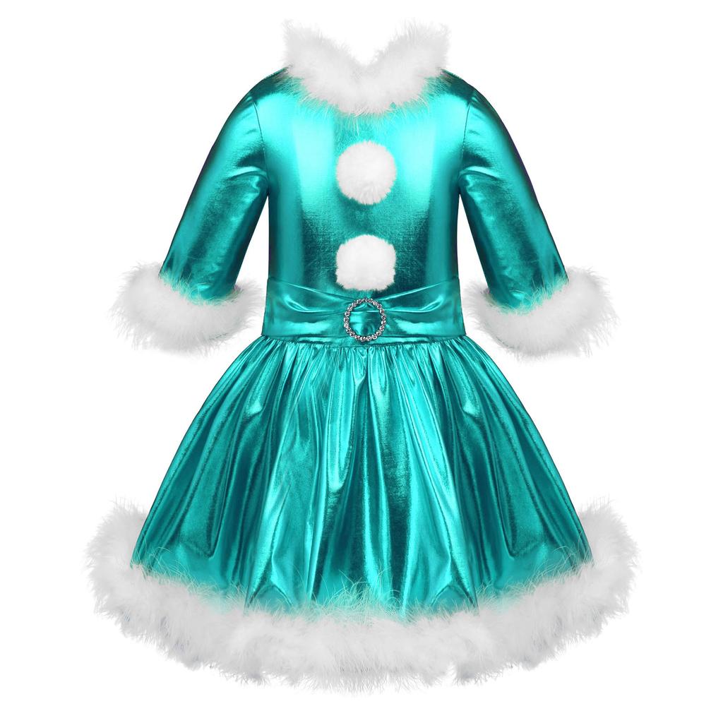 metallic dance costume