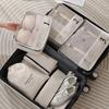 Travel storage bag seven-piece set digital toiletries cosmetics storage bag clothes shoes dust luggage travel bag