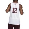 adidas Letter Print Sports Sleeveless Basketball Jersey Men Jersey White HG8876