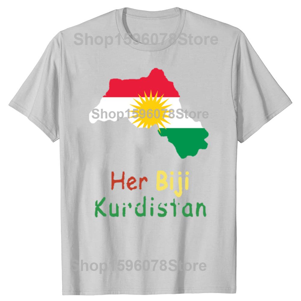 Funny Kurdistan Kurdish Graphic T Shirts Men Women Pure Cotton Funny Humor Streetwear Tee Shirt Short Sleeve Unisex Clothing