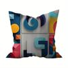 Colorful Geometric Print Pillowcase Interior Decoration Office Living Room Home Pillowcase