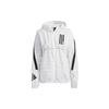 Viento en contra. Chaqueta Deportiva Casual a Cuadros con Capucha para Mujer Chaqueta Blanca GJ7725