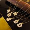 New Style Necklace Featuring Trendy Letter Design In Bold Font, with A Luxurious and Exclusive Look, Suitable for Sophisticated Accessories.