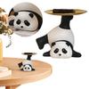 Lovely Resin Panda Storage Tray Key Holder Bowl Panda Sculpture Candy Jewelry Earrings Tray Panda Statue Entryway Table Decor