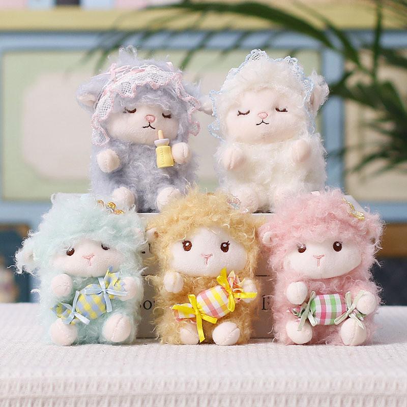 Plush Sheep Keychain With Cotton Filling For Kids And Adults Cute Bag Charm