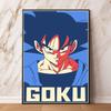 Printed dragon ball carot, decorative cartoon character picture, suspension module, children's print on canvas
