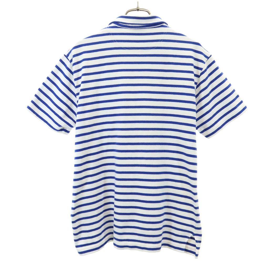 B:MING by BEAMS ORCIVAL 40th Anniversary Special Order Made in Japan Border Pattern Short sleeve Polo shirt Men's Used