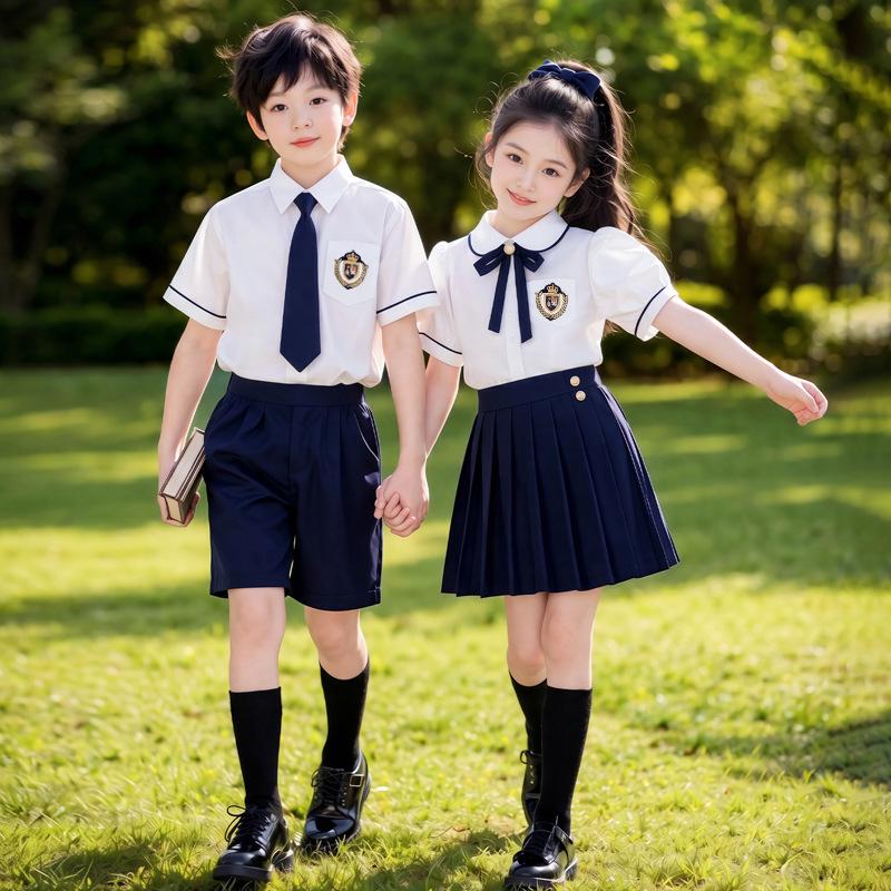 British Style Summer School & Kindergarten Uniform Set for Graduation and Chorus Performance