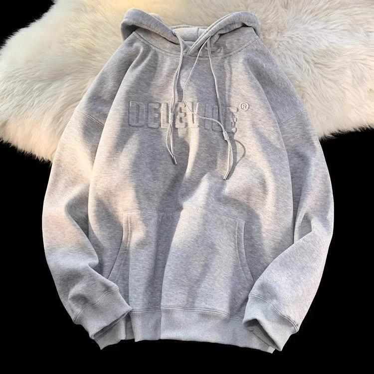 Men's Heavyweight Vintage Oversized Hoodie, 500g - Trendy, Loose Fit for Spring and Autumn