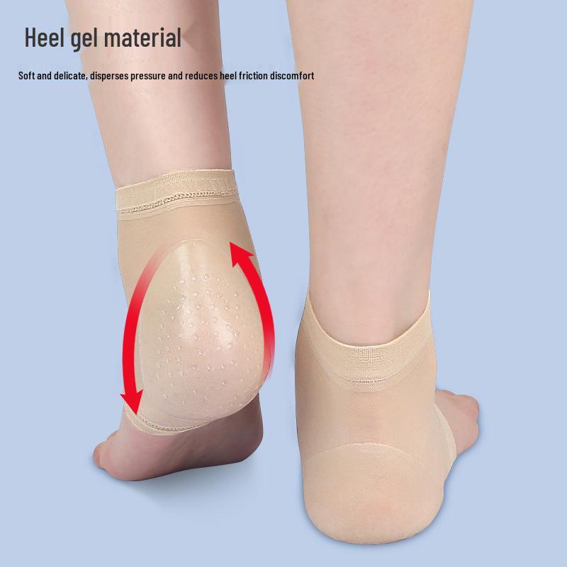 Gel Heel Anti-Chafe Half Socks - Summer Breathable & Skin-Friendly