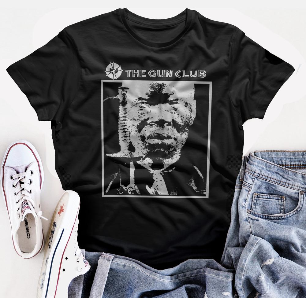 

Футболка группы The Gun Club Лос-Анджелес пост-панк психобилли Джеффри Ли Пирс Унисекс Футболка XL